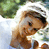 Animated contact sheet showing two frames of a woman in white clothing with light hair against green foliage, alongside a blue background with "CoolBuddy.com" text.