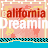 Animated sequence of three horizontal showing pixelated text 'california' and 'Dreamin' with color shifts across frames