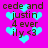Pixelated text and cyan hearts on a bright pink background with repeated patterns.