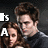 A four- of pixelated images showing two people with brown hair, overlaid with white text reading 'It's A Twilight Thing You Wouldn't Understand'