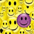 A static image with a purple background divided into four quadrants, featuring yellow text and a of smiley face icons