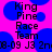 Pixelated text on a pink and blue background with repeated words 'King Pine Race Team' and partial date '08-09 J3 2n'.