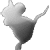 Pixelated grayscale icon of a funnel-shaped object with a wide top tapering to a narrow base, set against a light gray background.