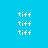 Pixelated white text 'tiff' repeated across a blue background with green rectangular overlays in various positions.