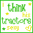 Two side-by-side animated frames of a pixelated buddy icon with green and yellow text, stars, and hearts on white background.