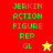 Pixelated green text on colored backgrounds with star symbols, showing two distinct color variations of the same design.