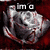 A four- of pixelated images showing a rose, a red sphere, a mouth with fangs, and a blank