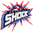 Pixelated graphic with stylized text 'GPOX' in white and black, surrounded by red and blue radiating lines on a white background.