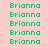 green 'Brianna' text icons on a light pink background with cyan highlight rectangles, showing animation where cyan rectangles shift position across frames