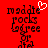 Red background with black pixelated text reading 'maddie rocks agree or fail' and a white heart symbol above the first word.