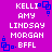 Pixelated text and blue square icons on a solid purple background with no visible animation changes.