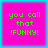 Four identical square with bright pink backgrounds and cyan borders display green pixelated text reading 'you call that !FUNNY!' in a retro digital style