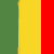 A 4x3 contact sheet of a Bob Marley animated icon showing pixelated frames with yellow, red, and green color scheme against black background.