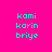 Pixelated cyan text on bright pink background with yellow highlight bars shifting