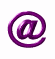 @ symbol in purple gradient with glossy effect, displayed across multiple pixelated states from sharp to blurred.