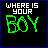 Animated contact sheet of pixel art icons featuring text variations with color changes and star animations on black backgrounds.