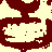 A contact sheet of 25 animated frames from a pixel art icon featuring the band OTEP, with repeated text elements and a red-and-gold color scheme.
