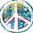 Pixelated circular icon with blue, green, yellow, and red tones forming abstract shapes inside a teal border.