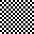Static black and white checkerboard pattern with alternating squares of equal size, displayed as a 256x256 pixel image on a gray background.