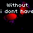 Pixelated text fragments on a black background with red and purple abstract shapes, partially obscured by gray overlay.