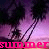 A pixelated summer scene with palm trees against a purple-pink sky, featuring 'summer' text in pink and white and ''05' in matching colors.