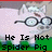Pixelated cartoon cat with round glasses on green grass background, text changes across frames.