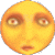 Yellow circular face with brown eyes and mouth, displaying multiple eye expressions across four of four icons each