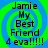 Four identical display text over a blue-green spiral background with no visible animation changes