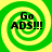 Four identical green and yellow spiral icons arranged in a , each displaying 'Go ADS!!!' text