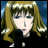 A pixelated anime-style character with long blonde hair and a black outfit on the left, next to stylized text reading "Anime IM" above smaller text "COM" on a black background.