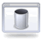 Static pixel art of a metallic trash can with a black top, centered in a light gray frame with subtle shadow effects.