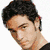 Four- shows a person with dark hair in three different poses and one blue with white text