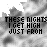 A 47x47 pixel animated contact sheet showing 21 sequential frames of a text-based buddy icon with repeating phrases over a cloudy background.