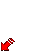 Red pixelated arrows with white stripes on gray background, arranged in four of six icons each