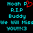 Pixelated cyan text on black background with red heart symbol replacing 'P' in 'Noah P', reading 'Noah P R.I.P Buddy We Will Miss We Will Miss you!!!<3'