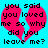 A static image with a bright cyan background featuring two identical pink broken heart shapes, each containing black pixelated text.