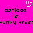 Bright pink background with pixelated text and a white heart symbol above the leftmost text block.
