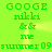 Green pixelated text on bright green background with animated light effects, showing repeated phrases and symbols in two vertical