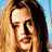 A 4-frame contact sheet of a pixelated animated icon featuring three different poses of a woman with long blonde hair against blue and gray backgrounds, with "Coolbuddy.com" text on the right frame.