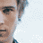 A 48x48 pixel animated contact sheet showing three sequential frames of a Ryan Cabrera promotional image with text overlays on a blue fabric background.