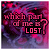 identical pixelated icons featuring pink and purple swirling background with text 'which part of me is LOST?' in stylized font