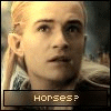 six shows a character with long blonde hair in braids, wearing armor and fur-lined clothing, with text overlays changing across the top