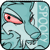 Pixelated 50x50 static icon of a ghostly Lupe character with light blue and white tones, featuring one visible pink eye and partial facial features against a teal background.