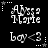 A black background displays a of white text and star symbols with animated transitions between frames
