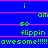 Blue background with green and pink text repeating 'i am so flippin awesome!!!!!' in a pattern