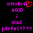Pixelated text in pink and red on black background with a red heart symbol replacing the 'O' in 'WHOEVER' on the left side.