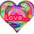 A heart-shaped icon with a rainbow gradient background displays sequential text overlays: 'Love...', 'am i the only one', and 'who cant find it?'.