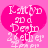 Two identical pink heart-shaped icons with white pixelated text reading "I left my ID at a Depo" on a solid pink background.
