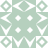 Static pixel art featuring a symmetrical pattern with light green and white colors, composed of diamond shapes, circular motifs, and four central dots arranged in a square.