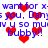 Blue pixelated text repeats 'want for x. want for x. miss you, Dany you, Dany u so muu u so mu bubby!! bubby!!' with red heart symbols scattered across a white background.